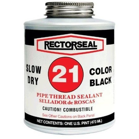 RECTORSEAL Rectorseal 622-28541 Pint Brush Top No.21 Black Jack Pipe Thread Sealant 622-28541